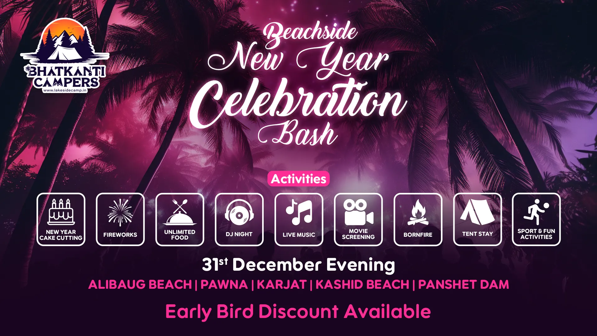 Alibaug Beach 31st New Year Party